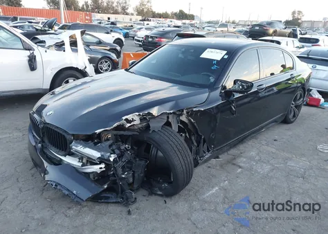 2019 BMW 740I из США, поврежденный, VIN WBA7E2C59KB218235